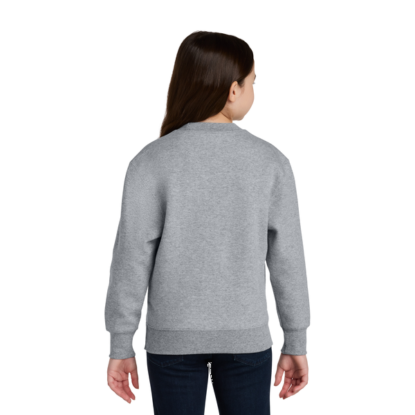 Port & Company® Core Fleece Crewneck Pocket Youth Sweatshirt