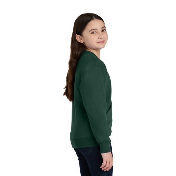 Port & Company® Core Fleece Crewneck Pocket Youth Sweatshirt