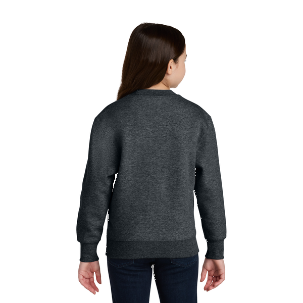 Port & Company® Core Fleece Crewneck Pocket Youth Sweatshirt