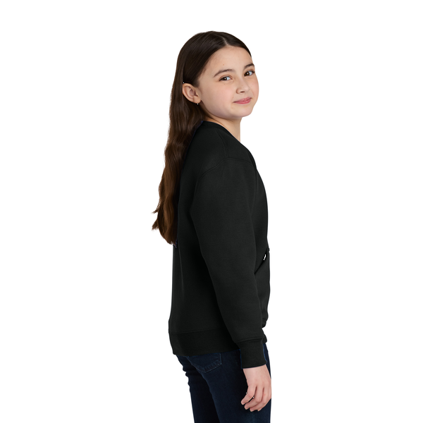 Port & Company® Core Fleece Crewneck Pocket Youth Sweatshirt