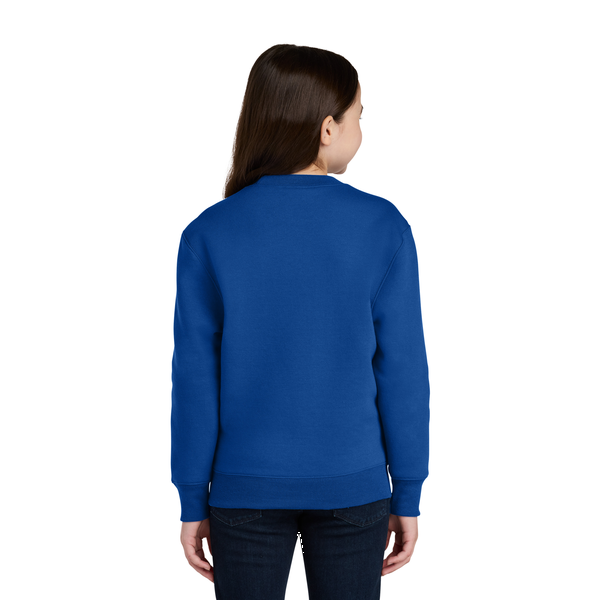 Port & Company® Core Fleece Crewneck Pocket Youth Sweatshirt