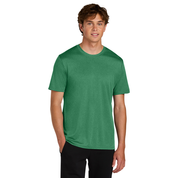 Port & Company® Heather Recycled Poly/Poly Performance Unisex Tee