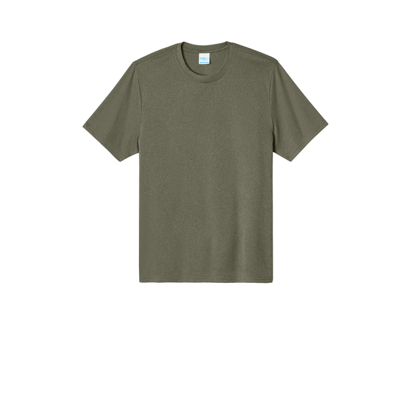 Port & Company® Heather Recycled Poly/Poly Performance Unisex Tee