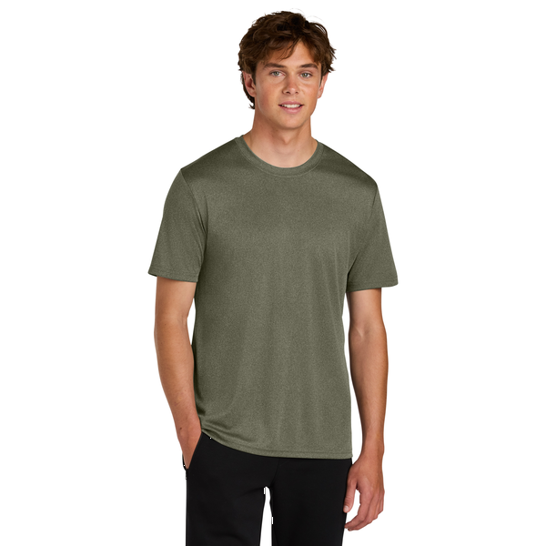 Port & Company® Heather Recycled Poly/Poly Performance Unisex Tee