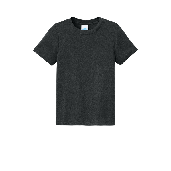 Port & Company® Heather Recycled Poly/Poly Performance Youth Tee