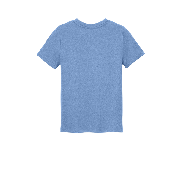 Port & Company® Heather Recycled Poly/Poly Performance Youth Tee