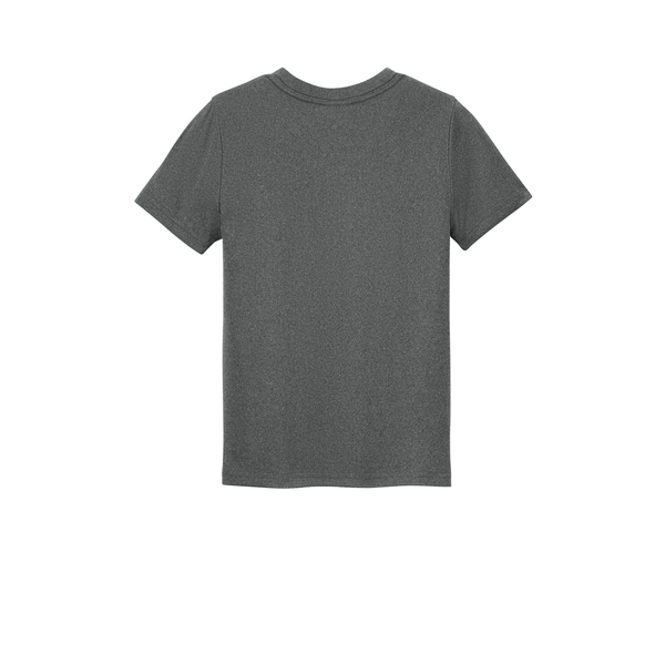 Port & Company® Heather Recycled Poly/Poly Performance Youth Tee