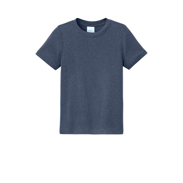 Port & Company® Heather Recycled Poly/Poly Performance Youth Tee