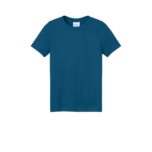 Port & Company® Heather Recycled Poly/Poly Performance Youth Tee