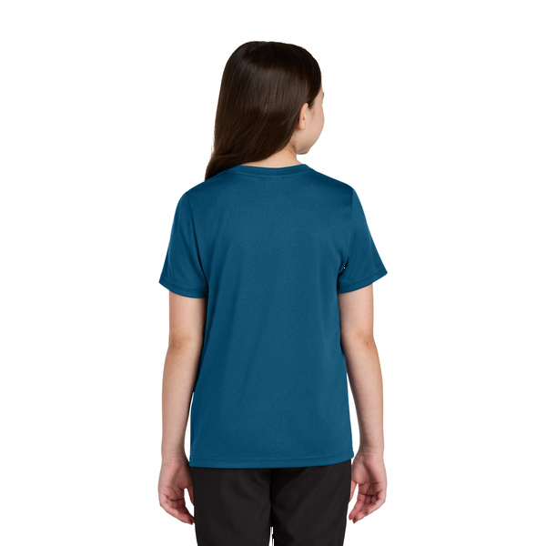Port & Company® Heather Recycled Poly/Poly Performance Youth Tee