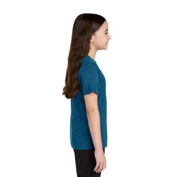 Port & Company® Heather Recycled Poly/Poly Performance Youth Tee