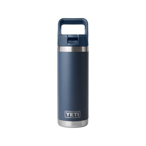 YETI® Rambler® Water Bottle with Color Matched Straw Cap, 18 oz.