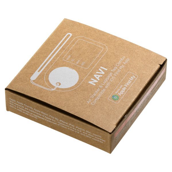 Navi Air Tracker & Luggage Tag Combo Compatible w/ iOS Find My App