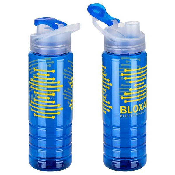 Breakaway rPET Sports Bottle w/ Flip-Top Spout, 26oz.