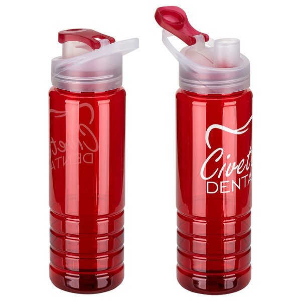 Breakaway rPET Sports Bottle w/ Flip-Top Spout, 26oz.