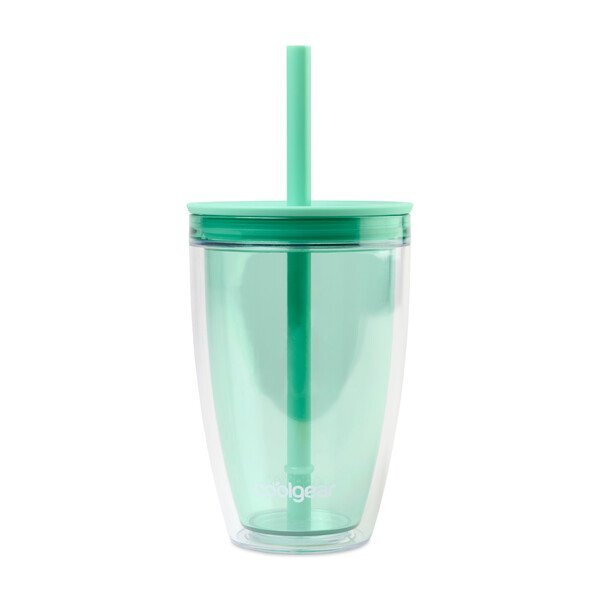 Cool Gear® Oasis Straw Tumbler, 14oz.