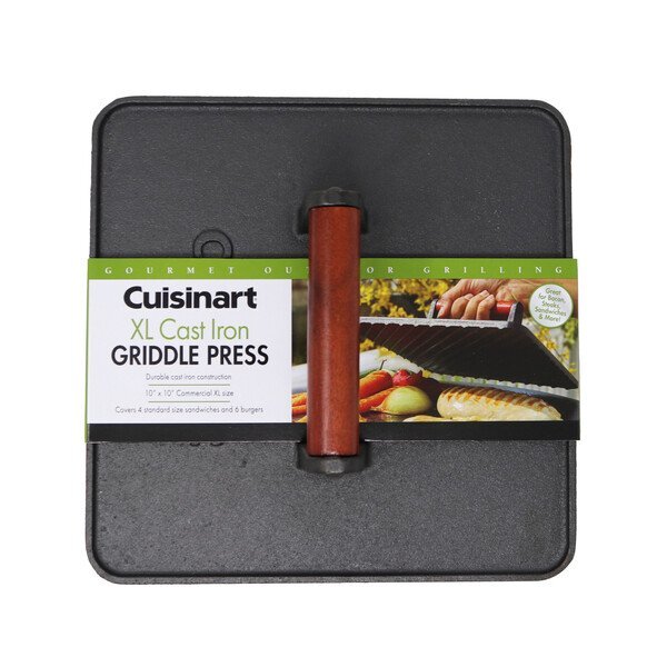 Cuisinart Outdoors™ XL Cast Iron Griddle Press