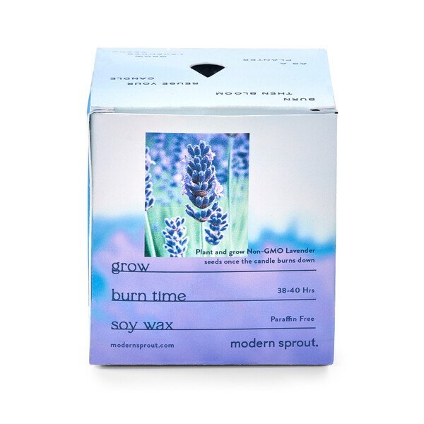 Modern Sprout® Garden Vibes Candle Lavender Planter