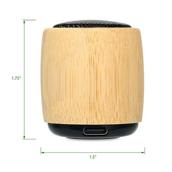 Reed Mini Circle Bamboo Wireless Speaker