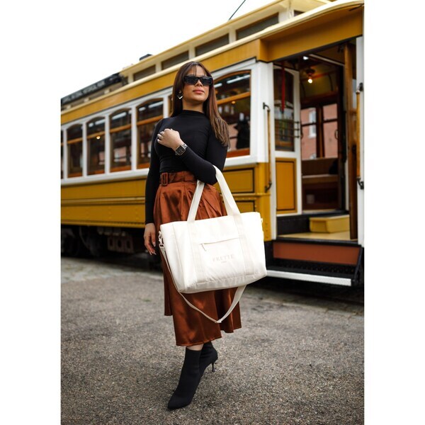 Skyler rPET Twill Work to Weekend Laptop Tote