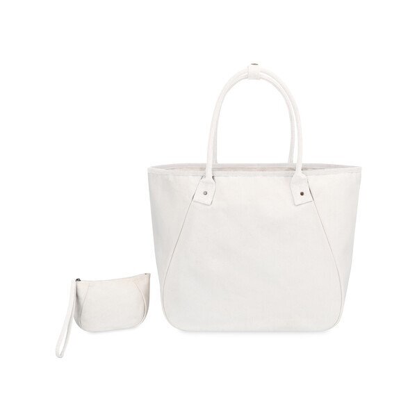 Market Street Cotton Tapered Carryall Tote