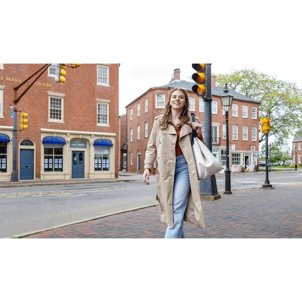 Market Street Cotton Tapered Carryall Tote