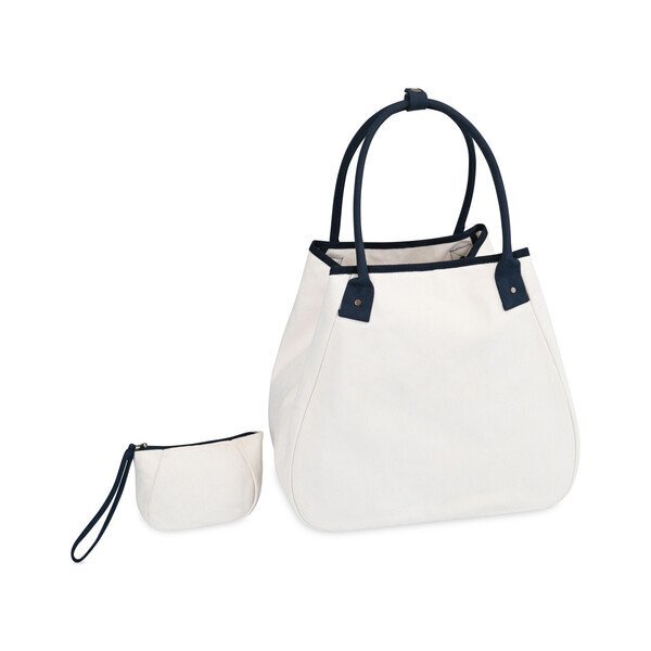 Market Street Cotton Tapered Carryall Tote