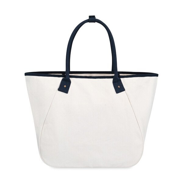 Market Street Cotton Tapered Carryall Tote