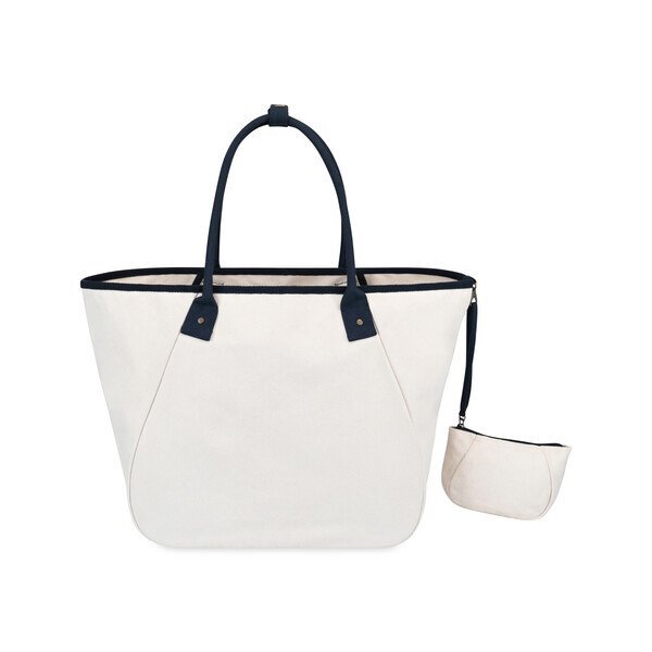 Market Street Cotton Tapered Carryall Tote