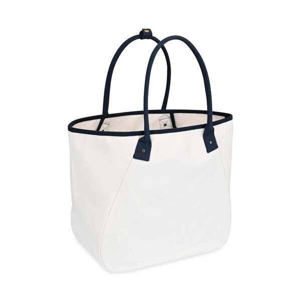 Market Street Cotton Tapered Carryall Tote