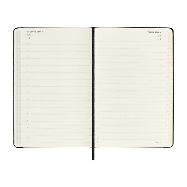 Moleskine® Hard Cover Large 12-Month Daily 2026 Planner