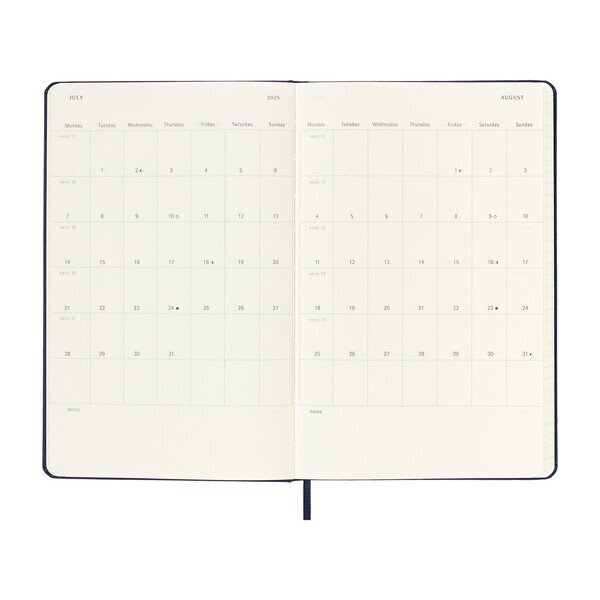 Moleskine® Hard Cover Large 12-Month Daily 2026 Planner