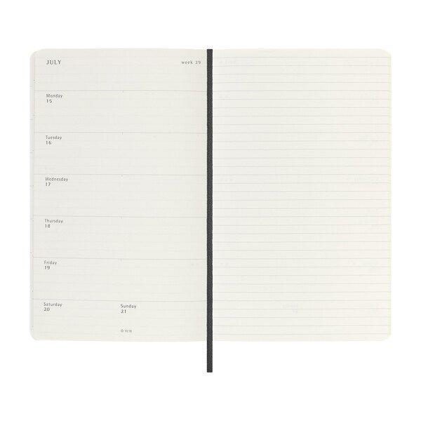 Moleskine® Soft Cover Large 12-Month Weekly 2026 Planner