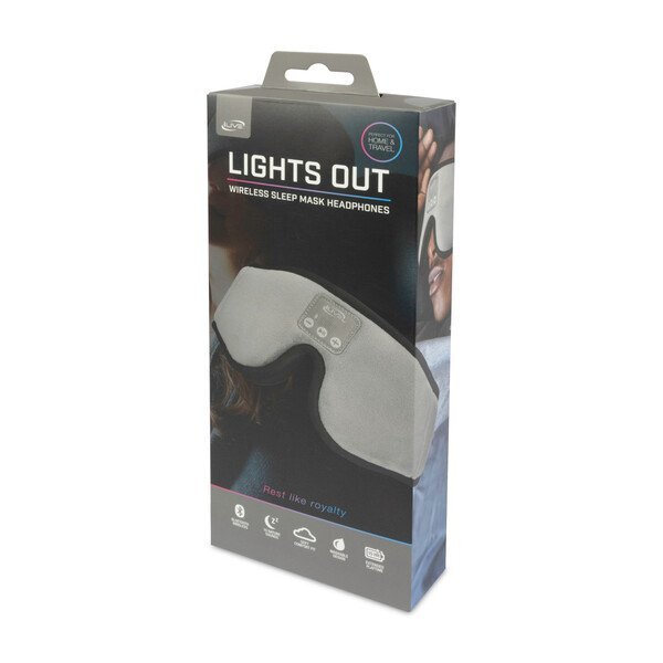 iLive™ Lights Out Wireless Sleep Mask Headphones