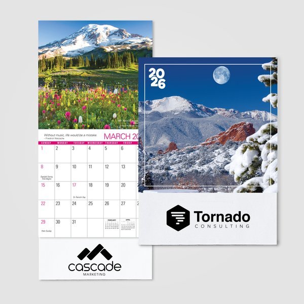 Scenic 2026 Mini Wall Calendar