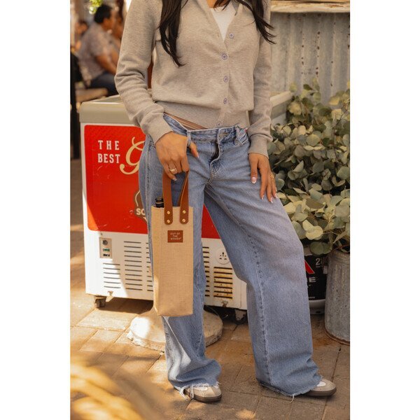 Out of the Woods® Jute Wine Tote