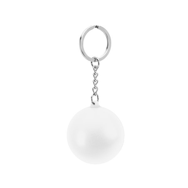 Round PU Stress Reliever Key Chain