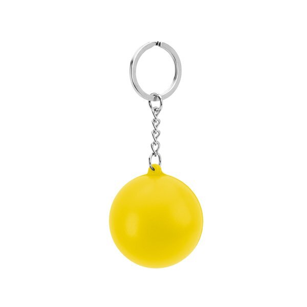 Round PU Stress Reliever Key Chain