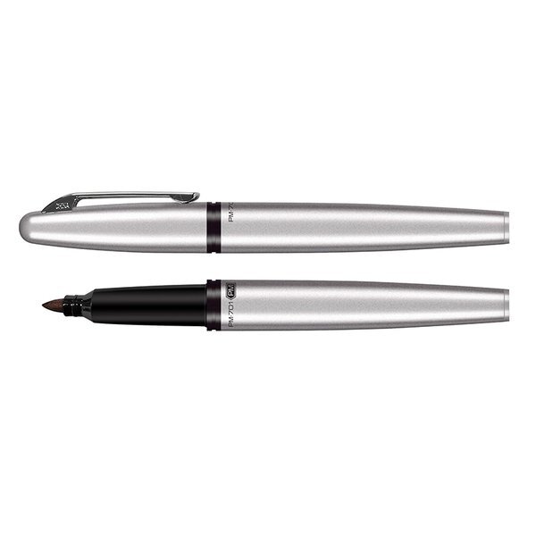 Zebra Stainless Steel Permanent Marker with Fine Tip