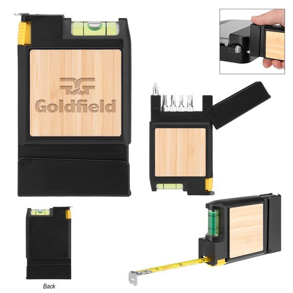 Bruce 7-in-1 Bamboo Multi-Tool Tape Measure
