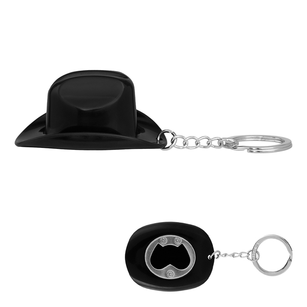 Cowboy Hat Bottle Opener Key Chain