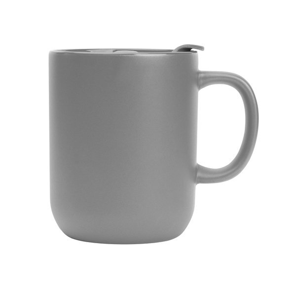 Michigan Ceramic Mug w/ Lid, 14oz.