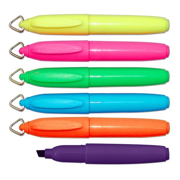 Mini Brite Spots™ Highlighter w/ Removable Chain Clip