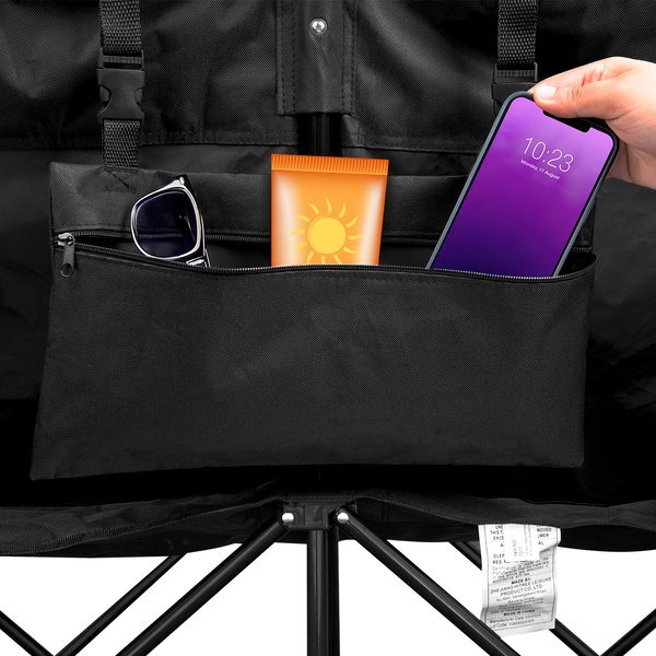 Double Take rPET Folding Chair for Two w/ Carrying Bag