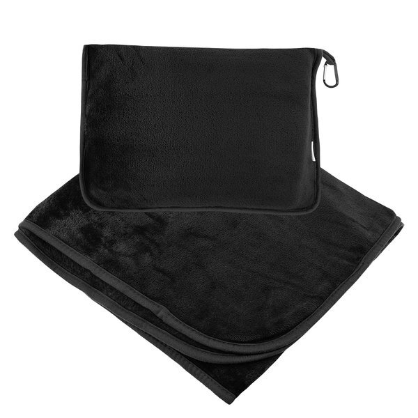 En Route rPET Travel Blanket w/ Trolley Pillow Pouch, 40" x 60"