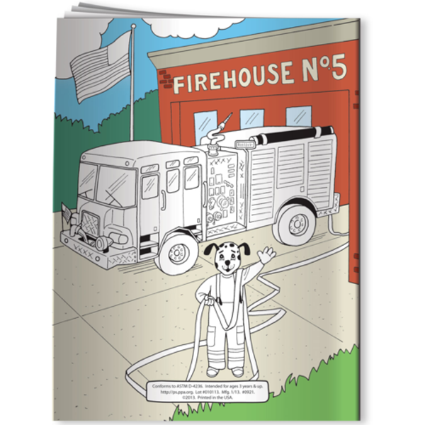 Flash Teaches Fire Safety Coloring & Activity Book