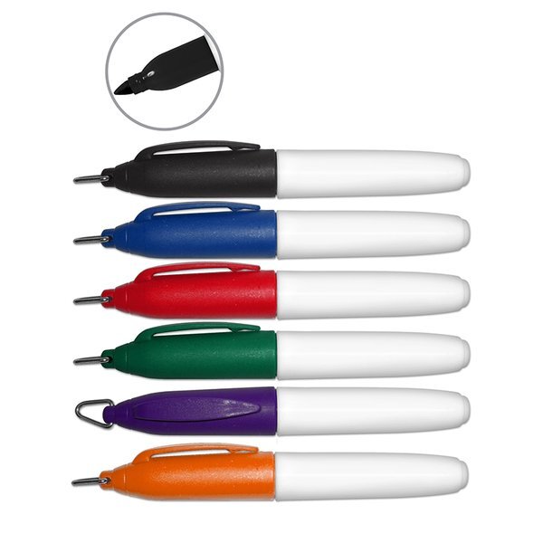 Mini Dry Erase Marker with Key Ring