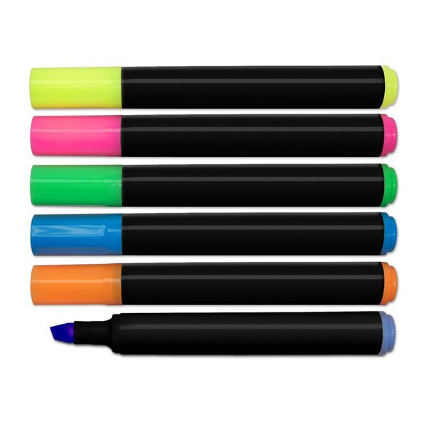 Brite Spots® Black Barrel Jumbo Fluorescent Highlighter