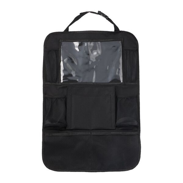 Recycled Back Seat Car Organizer w/ Tablet Pocket