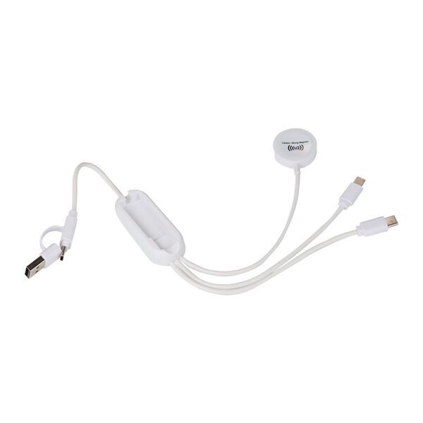 Allcord 5-in-1 Charging Cable w/ Apple Watch Charger